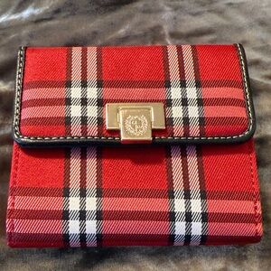 Liz Claiborne Red Plaid Women's Wallet
 A great gift!